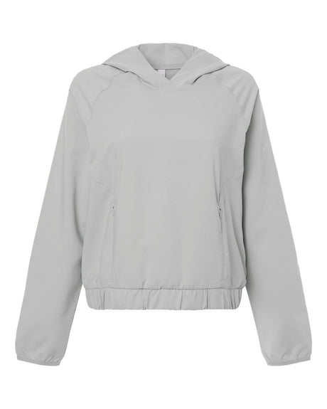 CORE365 Women's UltraUVP Shoreline Long Sleeve Hooded Pullover. CE520LW - Platinum