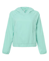 CORE365 Women's UltraUVP Shoreline Long Sleeve Hooded Pullover. CE520LW - Sea Glass
