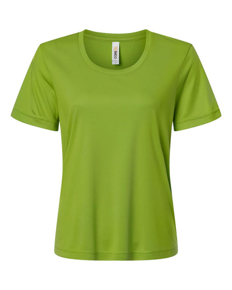 CORE365 Women's Capital Performance T-Shirt. CE10W - Acid Green