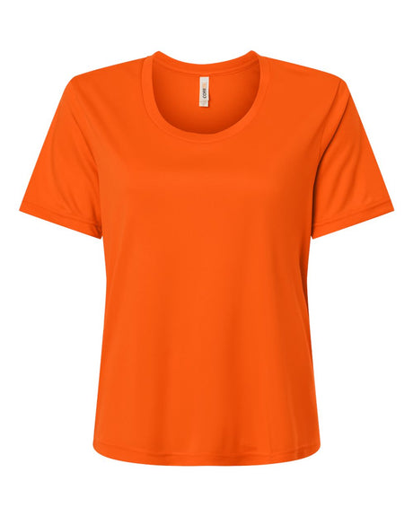 CORE365 Women's Capital Performance T-Shirt. CE10W - Campus Orange