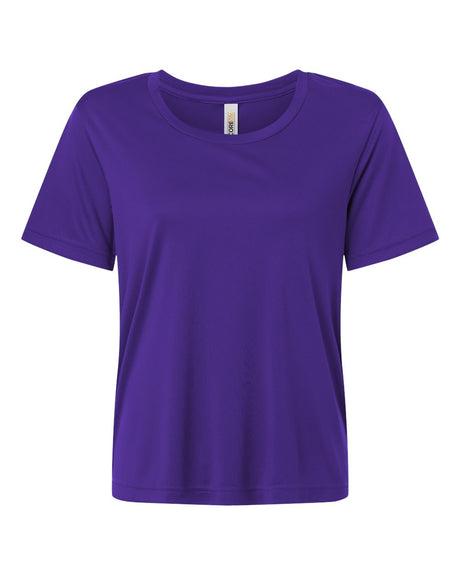 CORE365 Women's Capital Performance T-Shirt. CE10W - Campus Purple