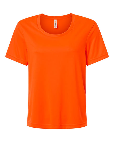 CORE365 Women's Capital Performance T-Shirt. CE10W - Safety Orange