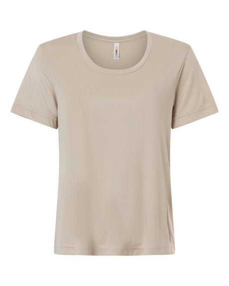 CORE365 Women's Capital Performance T-Shirt. CE10W - Stone