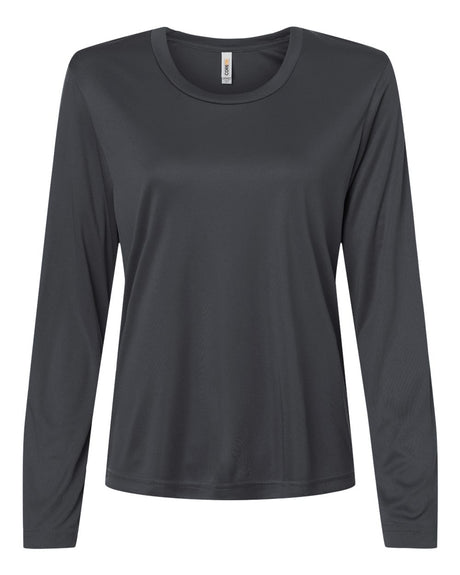 CORE365 Women's Capital Performance Long Sleeve T-Shirt. CE10LW - Carbon