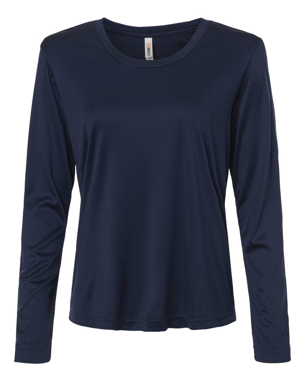 CORE365 Women's Capital Performance Long Sleeve T-Shirt. CE10LW - Classic Navy