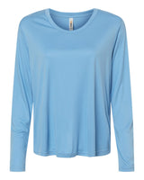 CORE365 Women's Capital Performance Long Sleeve T-Shirt. CE10LW - Columbia Blue
