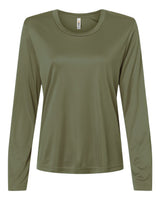 CORE365 Women's Capital Performance Long Sleeve T-Shirt. CE10LW - Military Green