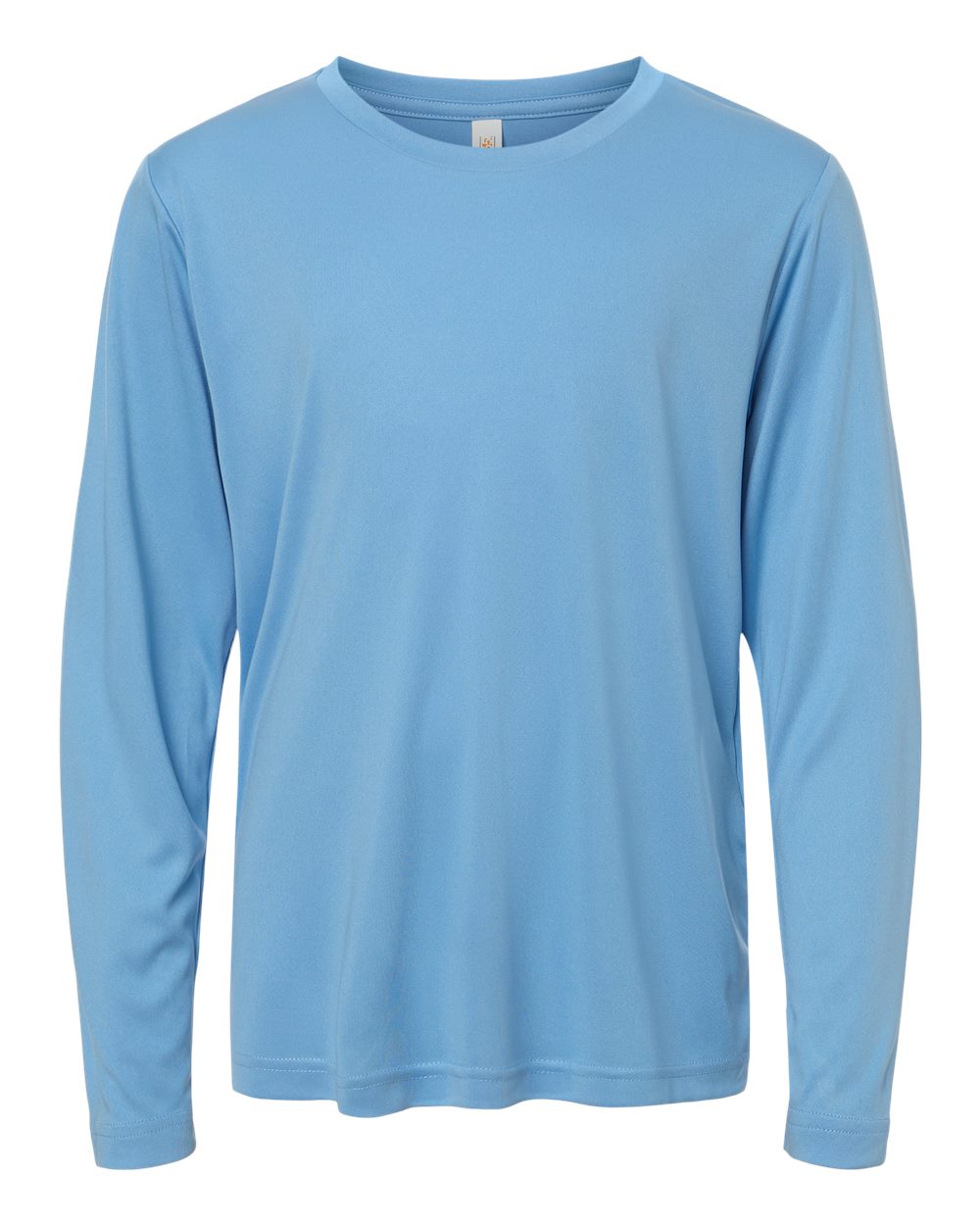 CORE365 Youth Capital Performance Long Sleeve T-Shirt. CE10LY - Columbia Blue