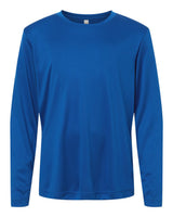 CORE365 Youth Capital Performance Long Sleeve T-Shirt. CE10LY - True Royal