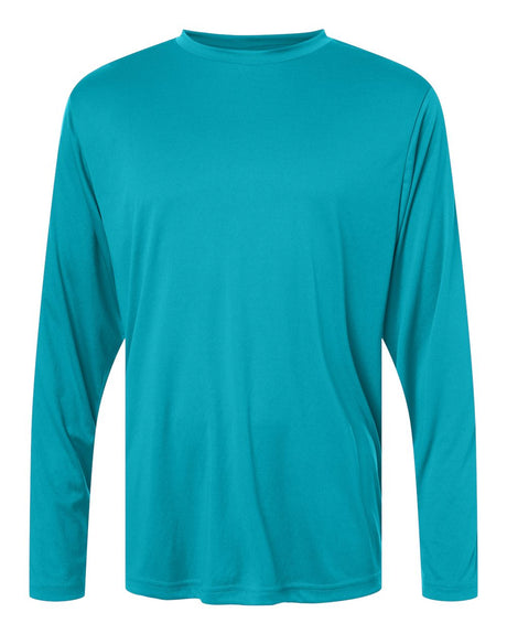 CORE365 Unisex Capital Long Sleeve Performance T-Shirt. CE10L - Clear Teal