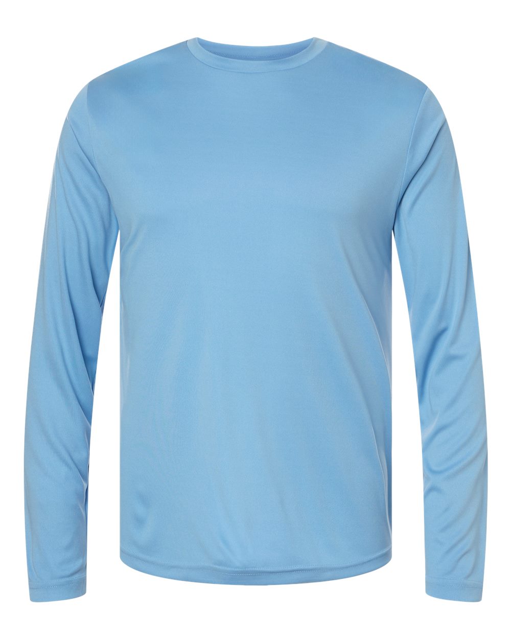 CORE365 Unisex Capital Long Sleeve Performance T-Shirt. CE10L - Columbia Blue