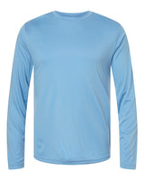 CORE365 Unisex Capital Long Sleeve Performance T-Shirt. CE10L - Columbia Blue