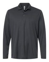 CORE365 Men's Nova Performance Long Sleeve Pique Polo. CE108L - Carbon