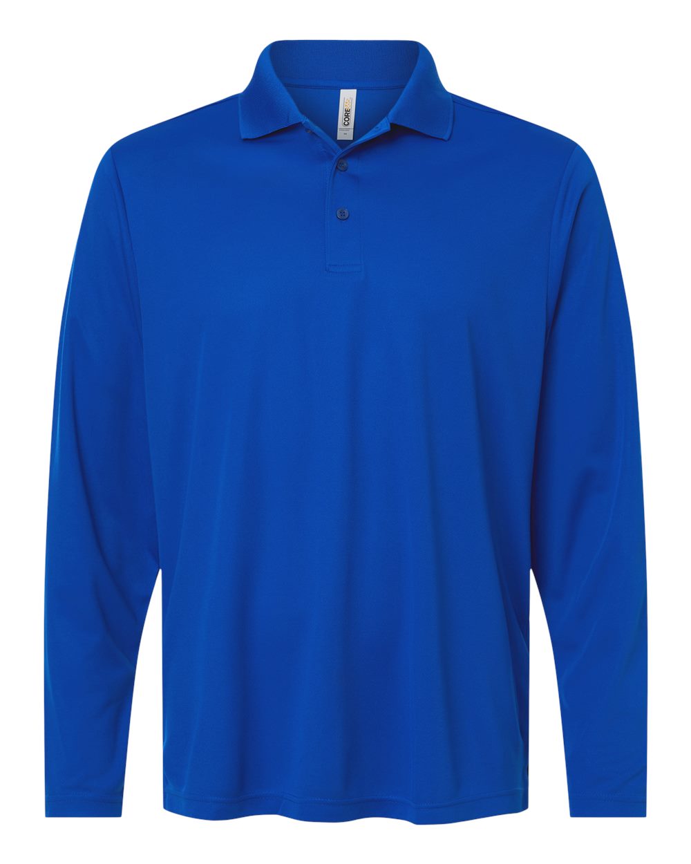 CORE365 Men's Nova Performance Long Sleeve Pique Polo. CE108L - True Royal