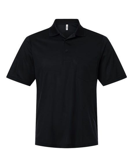 CORE365 Men's Nova Performance Pique Pocket Polo. CE108P - Black