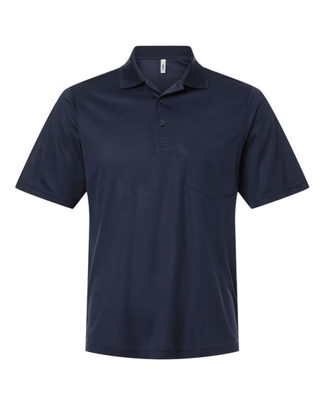 CORE365 Men's Nova Performance Pique Pocket Polo. CE108P - Classic Navy