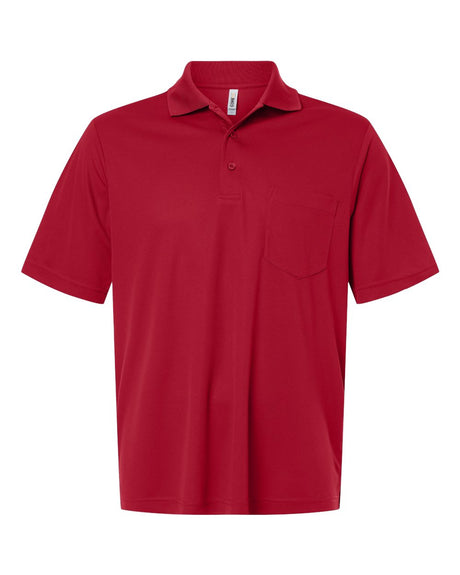 CORE365 Men's Nova Performance Pique Pocket Polo. CE108P - Classic Red