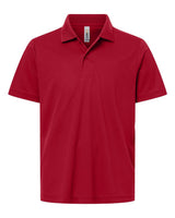 CORE365 Youth Nova Performance Pique Polo. CE108Y - Classic Red