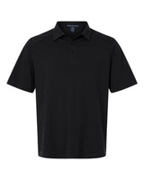 Devon & Jones Men's Seaton Pebble Textured Polo. DG102 - Black