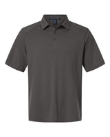 Devon & Jones Men's Seaton Pebble Textured Polo. DG102 - Graphite