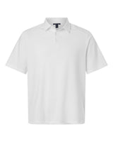 Devon & Jones Men's Seaton Pebble Textured Polo. DG102 - White
