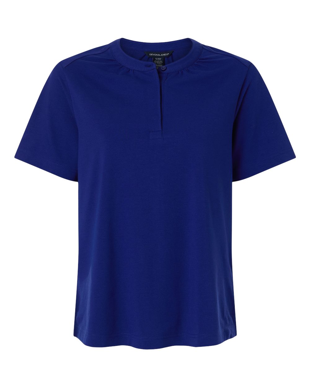 Devon & Jones Women's Seaton Pebble Textured Polo. DG102W - Midnight Royal