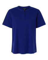 Devon & Jones Women's Seaton Pebble Textured Polo. DG102W - Midnight Royal