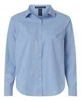 Devon & Jones Women's CrownLux Performance® Spencer Poplin Dress Shirt. DG505W - Light Blue Melange