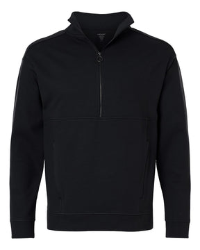 North End Men's Mantra Half-Zip Ottoman Pullover. NE220 - Black