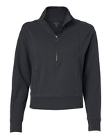 North End Women's Mantra Half-Zip Ottoman Pullover. NE220W - Carbon