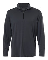 North End Men's JAQ Stretch Performance Quarter-Zip. NE405 - Carbon/ Black