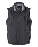 North End Men's Network Lightweight Quarter-Zip Vest. NE76 - Carbon Heather
