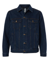 Harriton Unisex Cooper Denim Jacket. M75 - Dark Denim