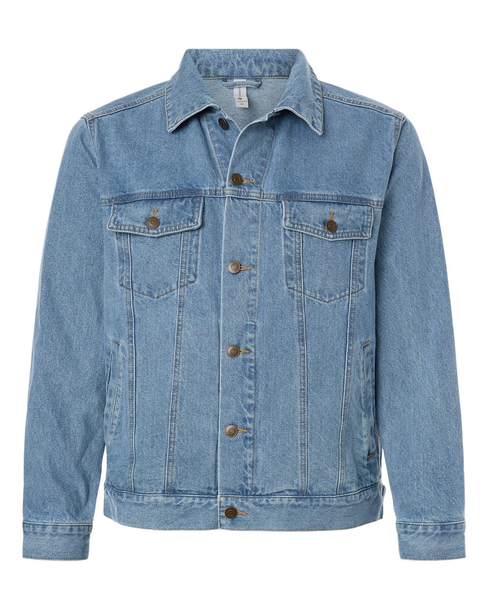 Harriton Unisex Cooper Denim Jacket. M75 - Light Denim