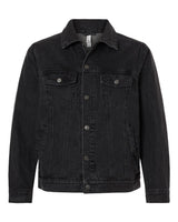 Harriton Unisex Cooper Denim Jacket. M75 - Washed Black