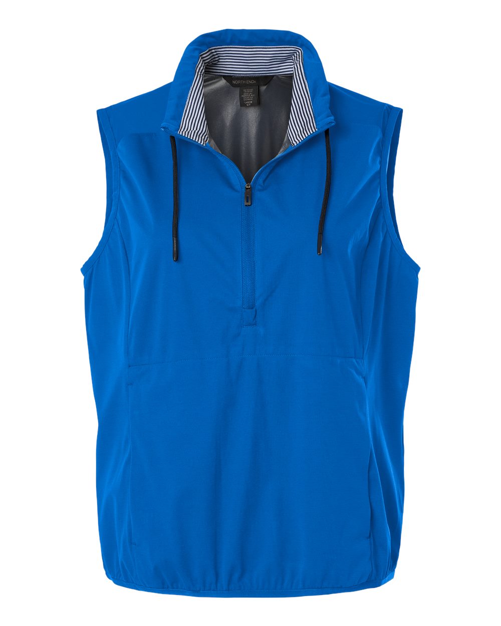North End Women's Network Lightweight Quarter-Zip Vest. NE76W - Light Nautical Blue Heather