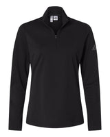 Adidas Women's Lightweight Quarter-Zip Pullover. A400 - Black