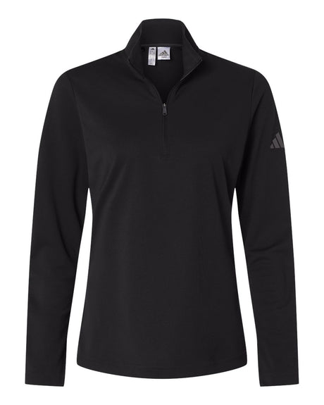 Adidas Women's Lightweight Quarter-Zip Pullover. A400 - Black