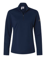 Adidas Women's Lightweight Quarter-Zip Pullover. A400 - Collegiate Navy