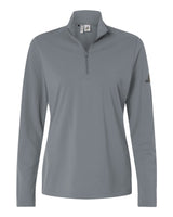 Adidas Women's Lightweight Quarter-Zip Pullover. A400 - Grey Three