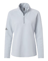 Adidas Women's Spacer Quarter-Zip Pullover. A589 - Halo Blue
