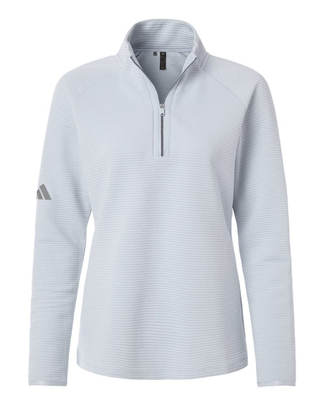 Adidas Women's Spacer Quarter-Zip Pullover. A589 - Halo Blue