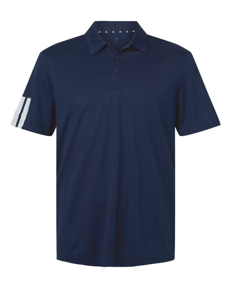 Adidas Men's Performance 3-Stripes Climacool Polo. A719 - Collegiate Navy