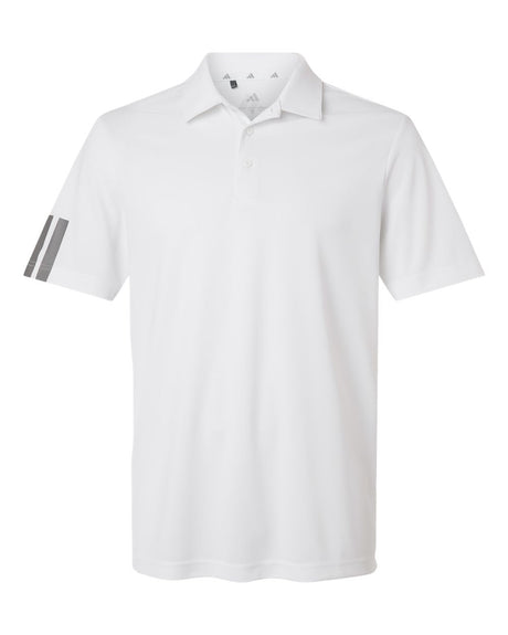 Adidas Men's Performance 3-Stripes Climacool Polo. A719 - White