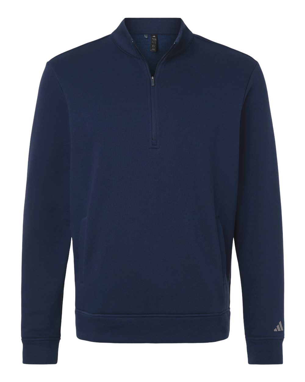 Adidas Men's Elevated Fleece Quarter-Zip Pullover. A721 - Collegiate Navy