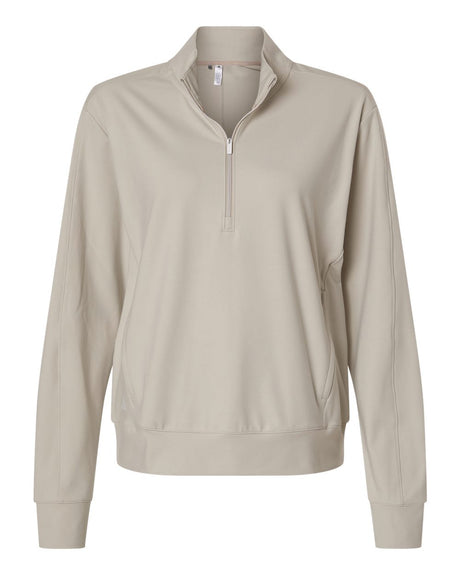 Adidas Women's Ultimate365 Quarter-Zip Pullover. A1002 - Wonder Alumina
