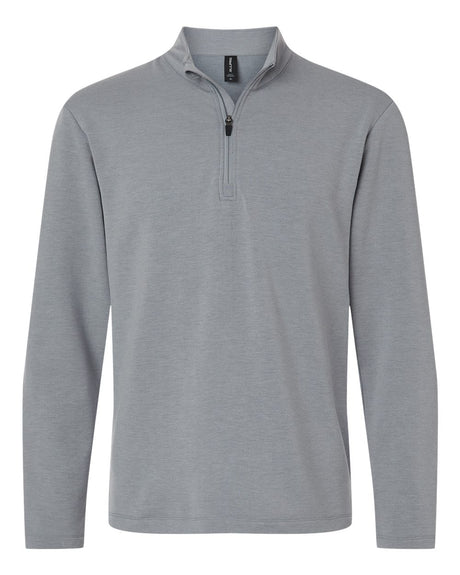 AllPro Men's Stretch Quarter-Zip Fleece Pullover. STF870 - Heather Steel