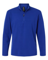 AllPro Men's Stretch Quarter-Zip Fleece Pullover. STF870 - Royal