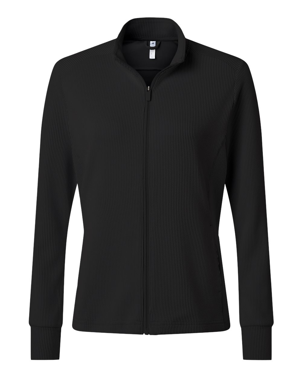 Adidas Women's Performance Textured Full-Zip Jacket. A1015 - Black