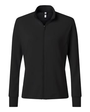 Adidas Women's Performance Textured Full-Zip Jacket. A1015 - Black
